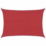 Vidaxl Zonnezeil 160 g m² 5x7 m HDPE RED
