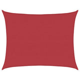 Vidaxl Zonnezeil 160 g m² 6x8 m HDPE RED