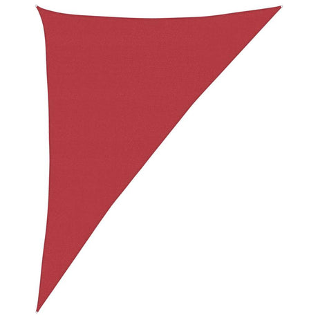 Vidaxl zonnezeil 160 g m² 4x5x6,8 m hdpe rood
