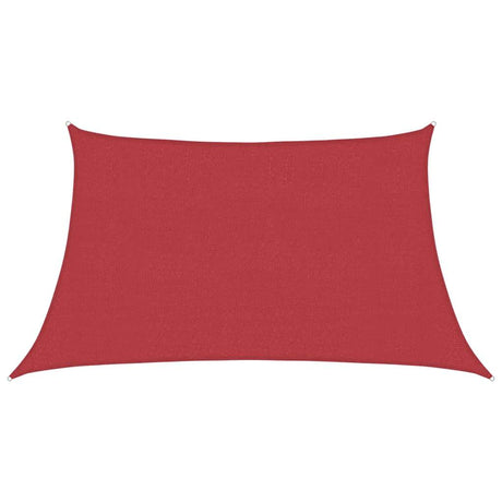 Vidaxl Zonnezeil 160 g m² 3 4x2 M HDPE RED