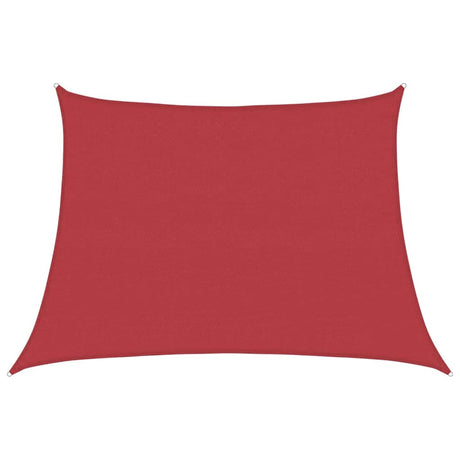 Vidaxl Zonnezeil 160 g m² 4 5x3 M HDPE RED
