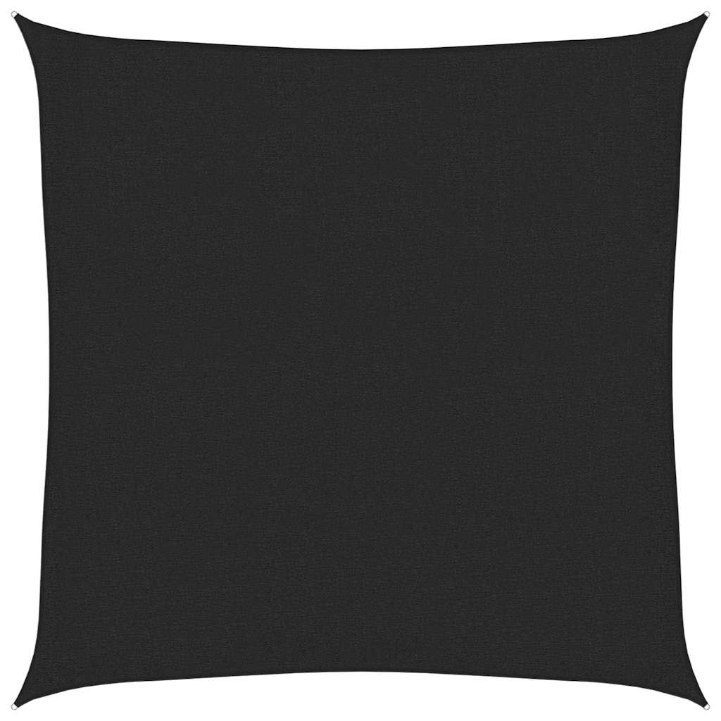 Vidaxl Zonnezeil 160 g m² 2x2 M HDPE Black