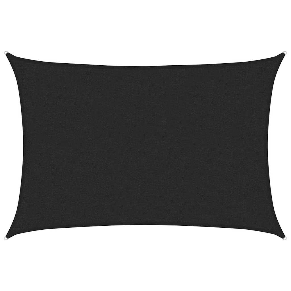 Vidaxl Zonnezeil 160 g m² 2x2,5 m HDPE Black