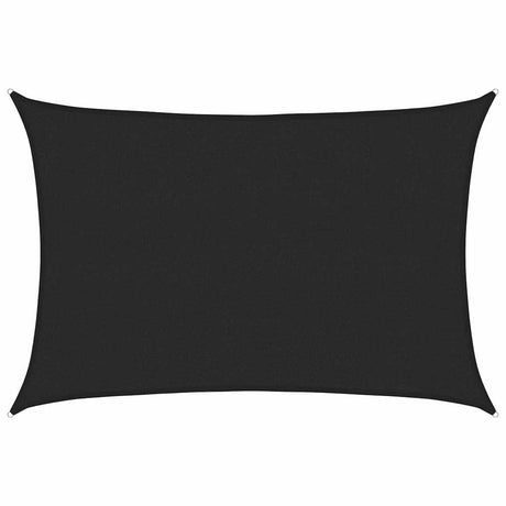 Vidaxl Zonnezeil 160 g m² 3x4 m HDPE Black