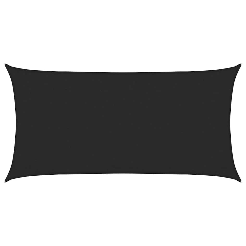 Vidaxl Zonnezeil 160 g m² 3x6 m HDPE Black