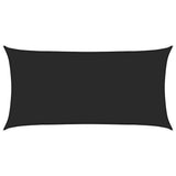 Vidaxl Zonnezeil 160 g m² 3x6 m HDPE Black