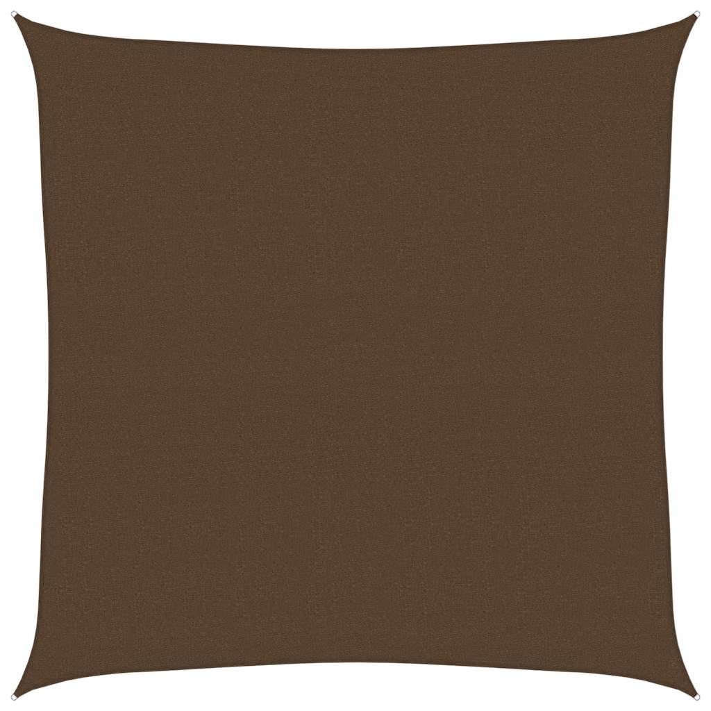 Vidaxl Zonnezeil 160 g m² 5x5 M HDPE Brown