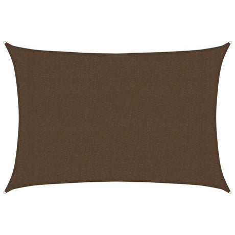 Vidaxl Zonnezeil 160 g m² 3x4,5 m HDPE Brown
