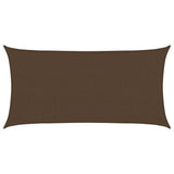 Vidaxl Zonnezeil 160 g m² 3x6 m HDPE Brown