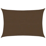 Vidaxl Zonnezeil 160 g m² 3,5x5 m HDPE Brown