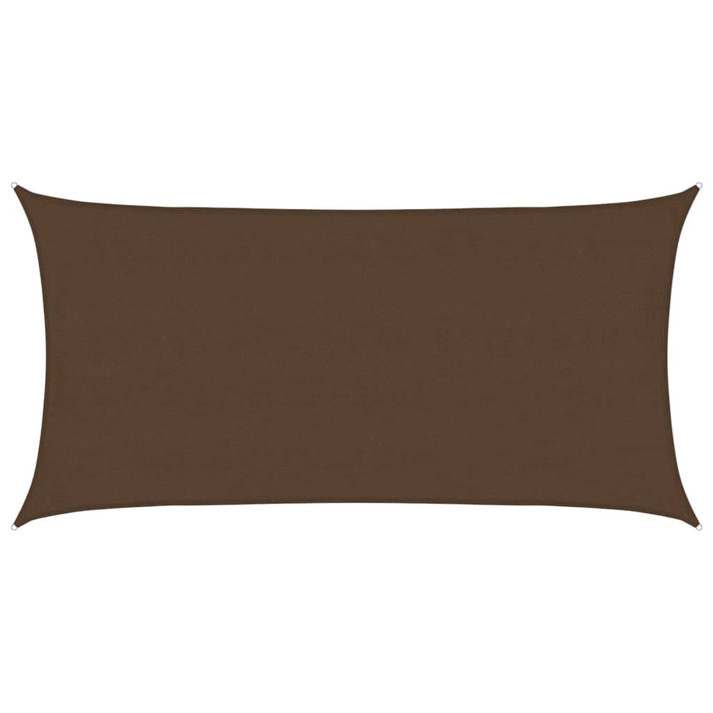 Vidaxl Zonnezeil 160 g m² 4x7 m HDPE Brown