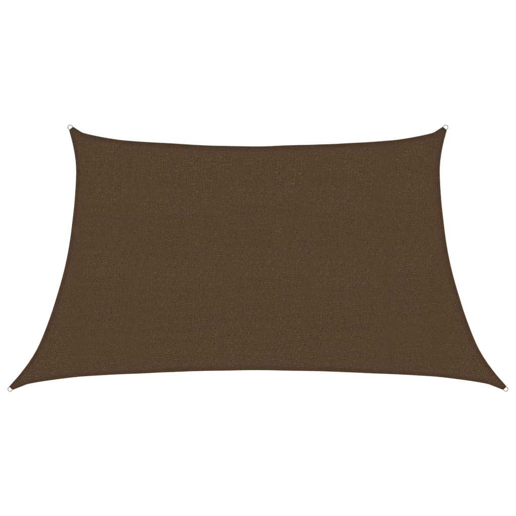 Vidaxl Zonnezeil 160 g m² 3 4x2 M HDPE Brown
