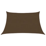 Vidaxl Zonnezeil 160 g m² 3 4x2 M HDPE Brown