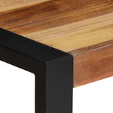 Vidaxl eettafel 70x70x75 cm massief acaciahout