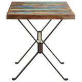 Vidaxl eettafel 140x70x76 cm massief gerecycled hout