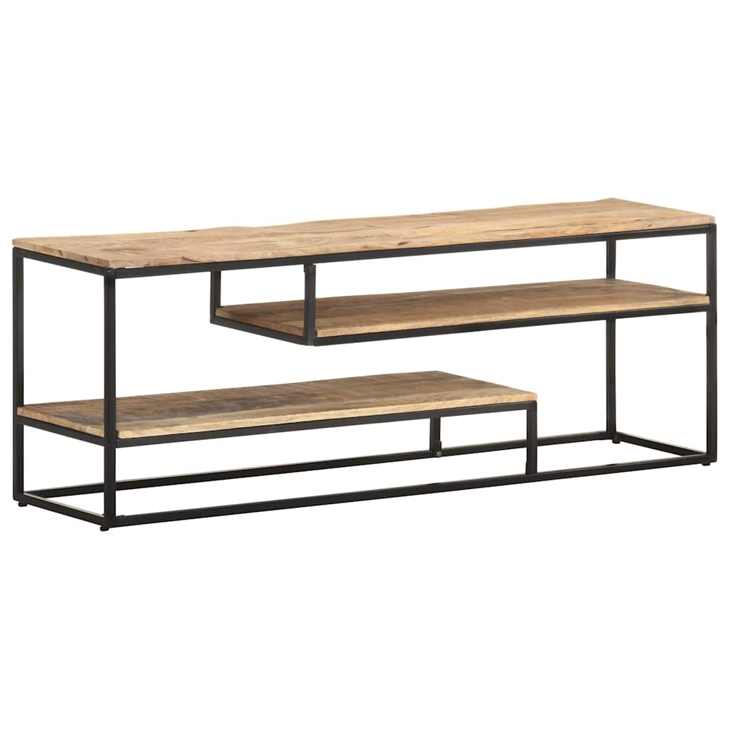 Vidaxl tv-meubel 130x30x45 cm ruw mangohout