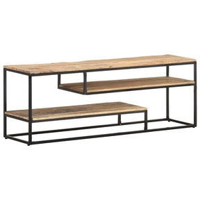 Vidaxl tv-meubel 130x30x45 cm ruw mangohout