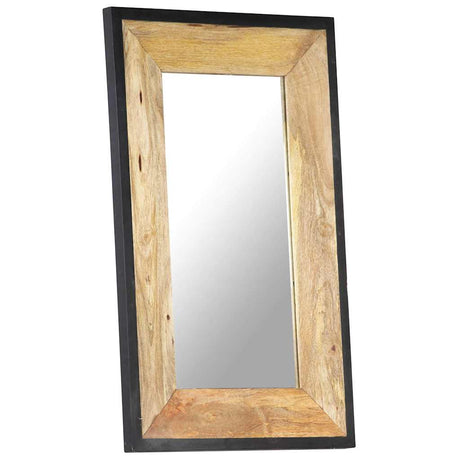 Lustro VidaXL 80x50 cm z litego drewna mango