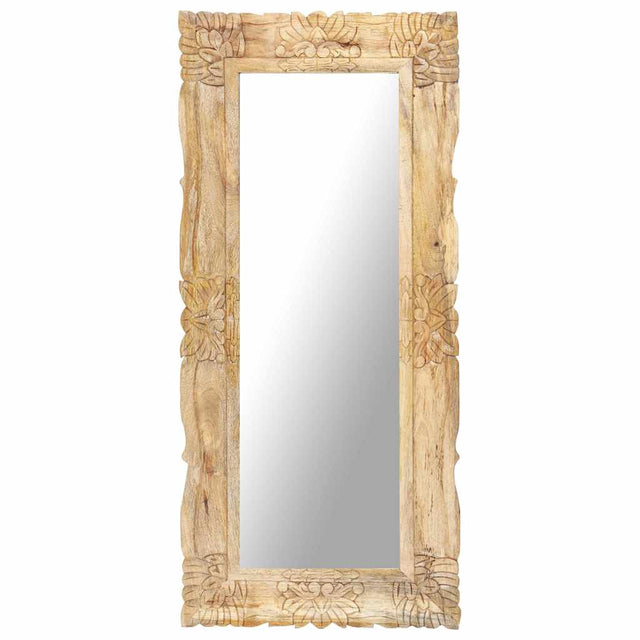 Lustro Vidaxx 110x50 cm z litego drewna mango