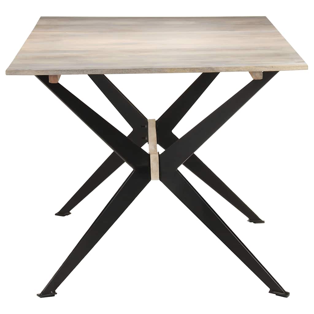 Vidaxl eettafel 180x90x76 cm massief mangohout