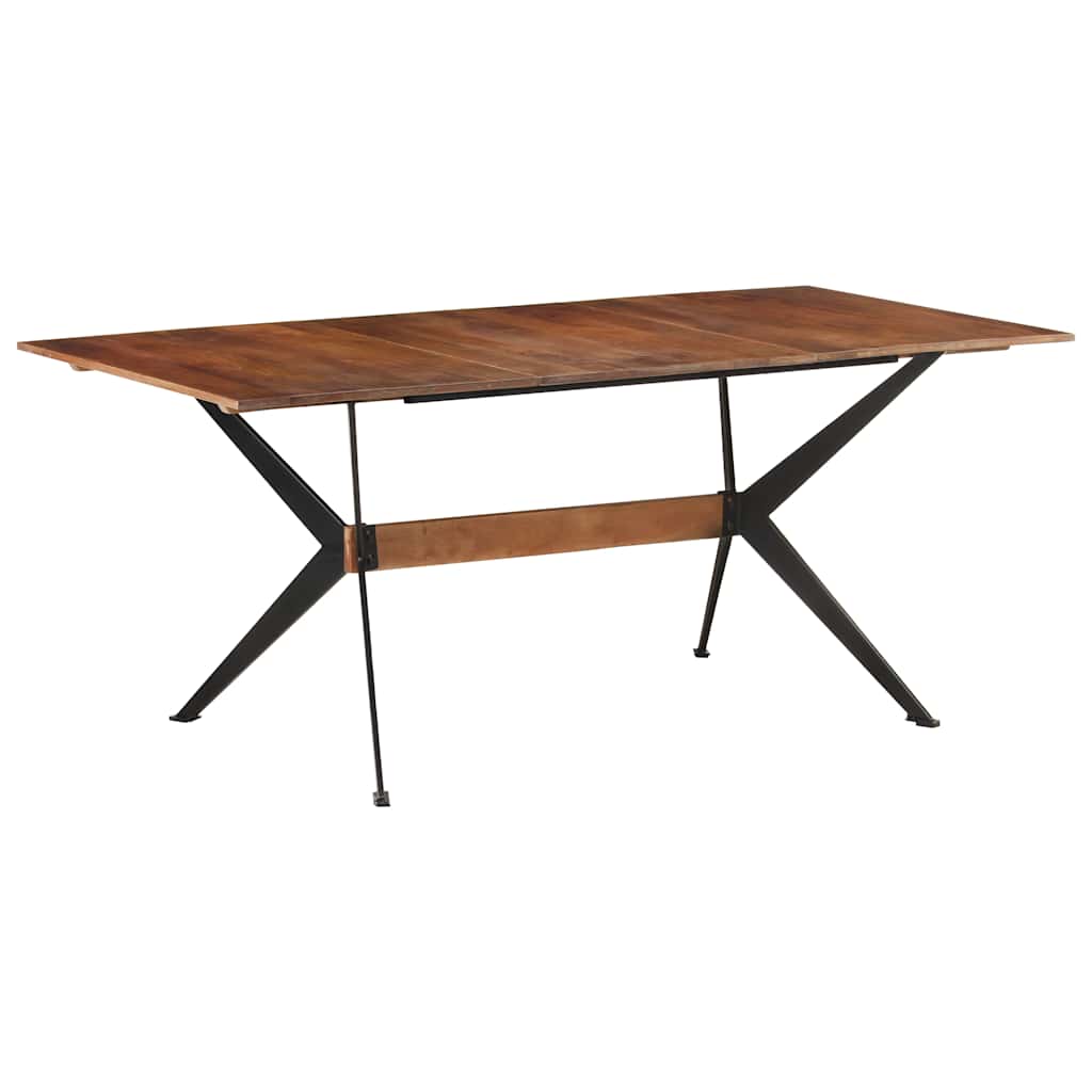 Vidaxl eettafel 180x90x76 cm massief mangohout