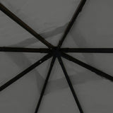 Vidaxl Arbor 180 g m² 4x4x3 m antracytowy