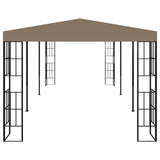 Vidaxl arbor 6x3 m taupe