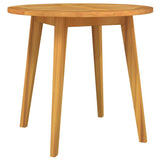 Vidaxl tuintafel ø85x75 cm massief acaciahout