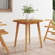 Vidaxl tuintafel ø85x75 cm massief acaciahout