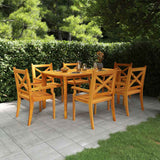 Vidaxl tuintafel 160x90x75 cm massief acaciahout