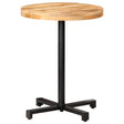 Vidaxl bistrotafel rond ø60x75 cm ruw mangohout