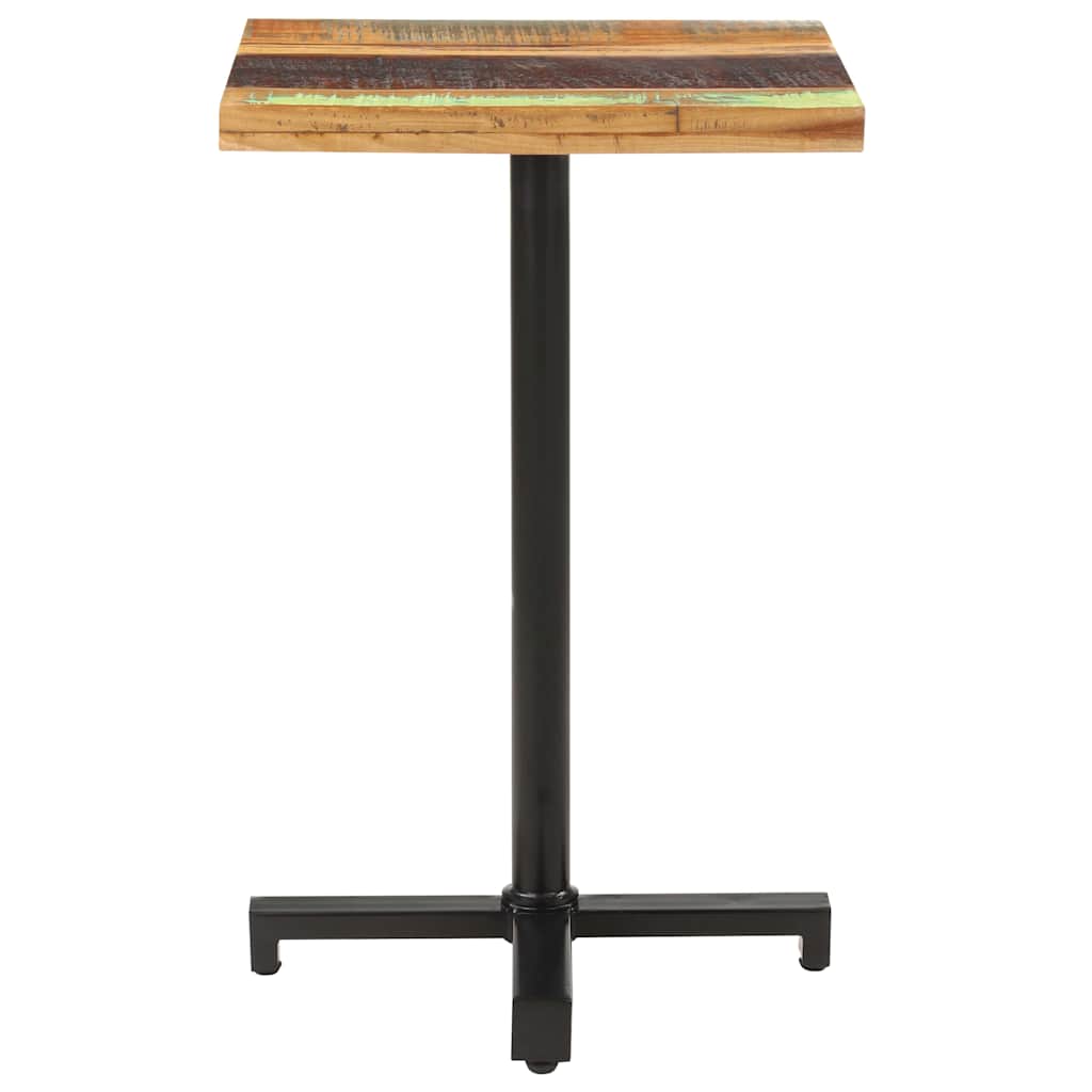 Vidaxl bistrotafel vierkant 50x50x75 cm massief gerecycled hout