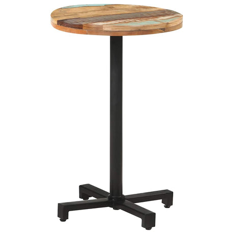 Vidaxl bistrotafel rond ø50x75 cm massief gerecycled hout