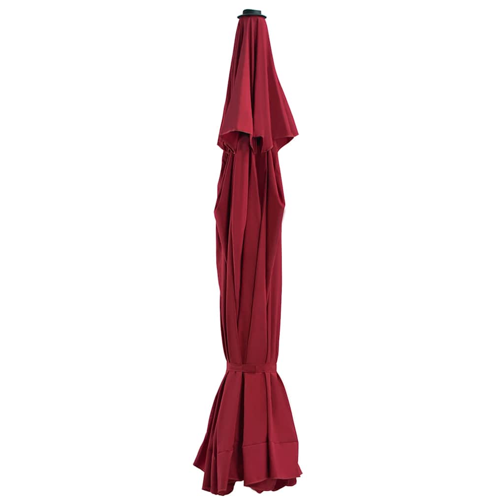 Vidaxl zastępczy materiał do parasolu 500 cm Bordeaux Red