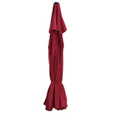 Vidaxl zastępczy materiał do parasolu 500 cm Bordeaux Red