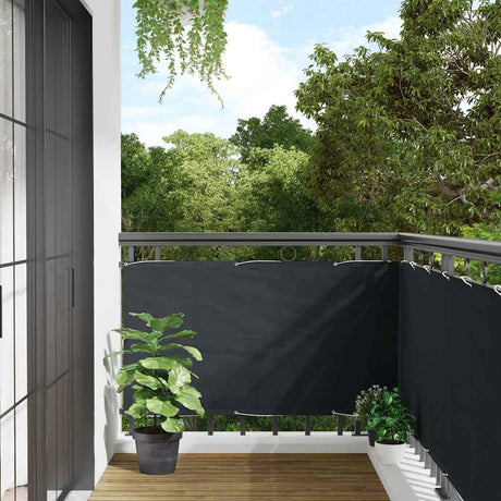 Vidaxl Balkon ekran 75x300 cm Oxford Fabric Anthracyt