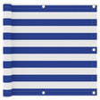 Vidaxl Balkon ekran 90x400 cm Oxford Fabric White and Blue