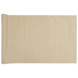 Vidaxl Balcony ekran 120x500 cm Oxford Fabric Beige