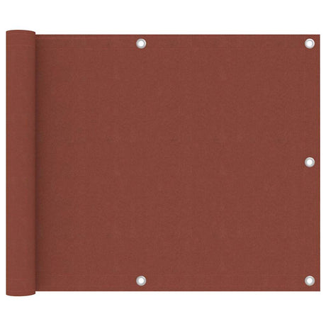 Vidaxl Balkon ekran 75x300 cm Oxford Fabric Terracotta