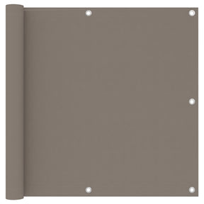 Vidaxl Balkon ekran 90x400 cm Oxford Fabric Taupe