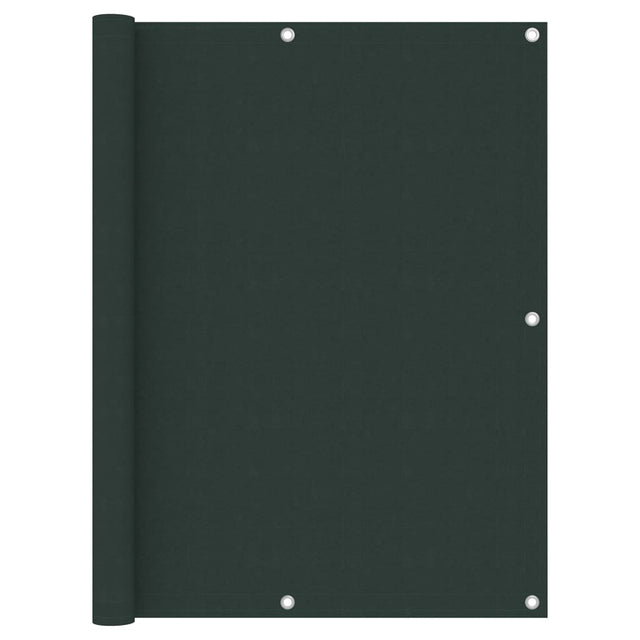 Vidaxl Balcony ekran 120x500 cm Oxford Fabric Dark Green