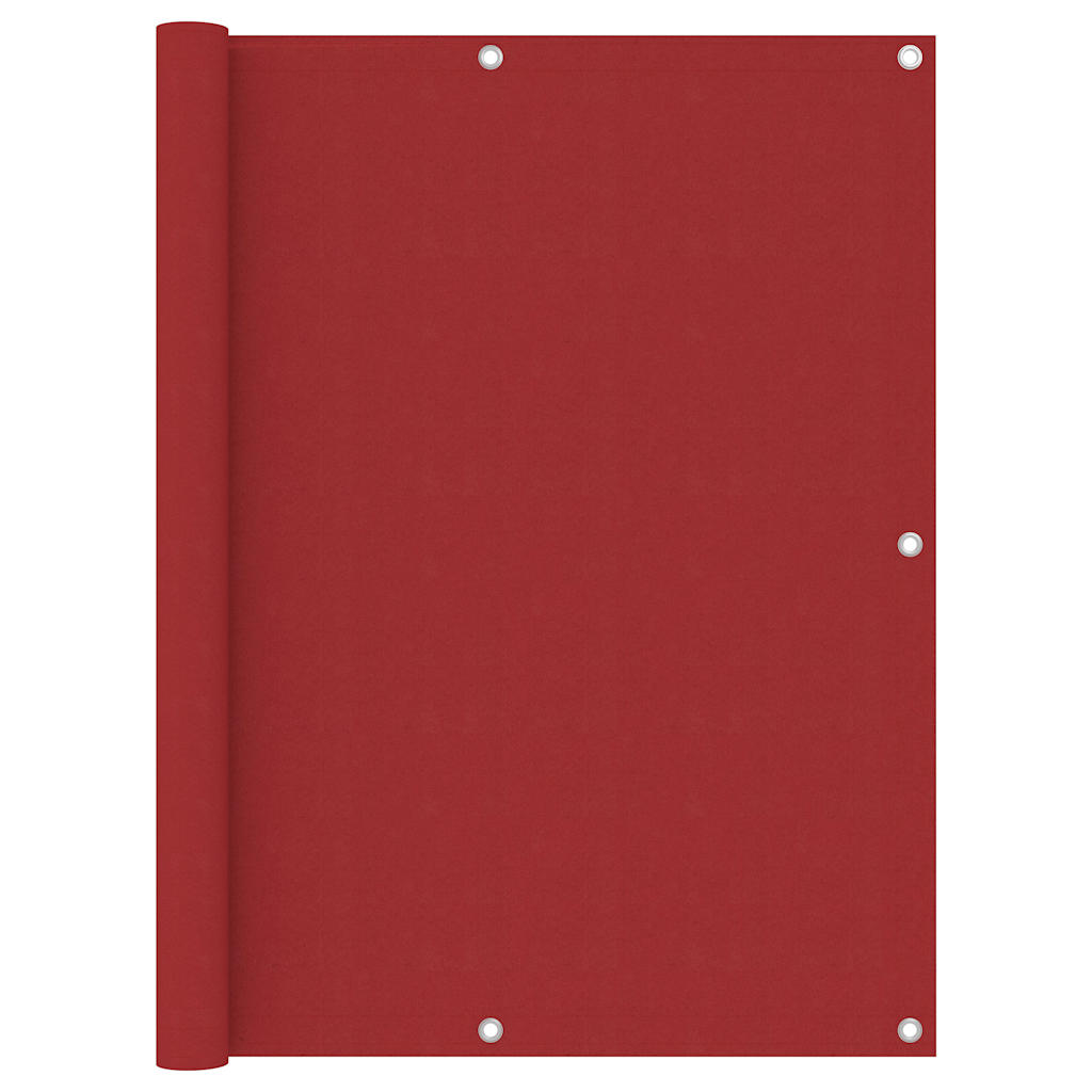 Vidaxl Balcony ekran 120x300 cm Oxford Fabric Red