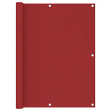 Vidaxl Balcony ekran 120x300 cm Oxford Fabric Red