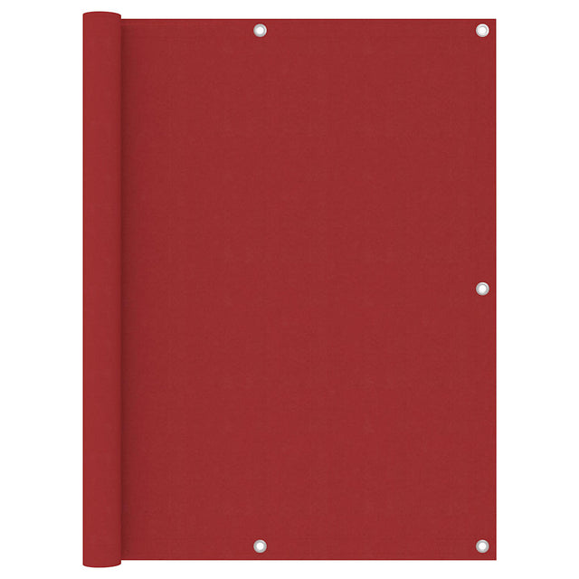 Vidaxl Balcony ekran 120x300 cm Oxford Fabric Red