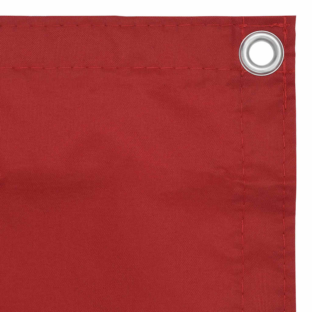 Vidaxl Balcony ekran 120x300 cm Oxford Fabric Red