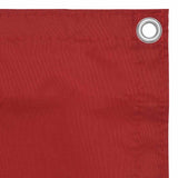 Vidaxl Balcony ekran 120x300 cm Oxford Fabric Red