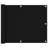 Vidaxl Balkon ekran 75x400 cm Oxford Fabric Black