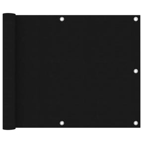 Vidaxl Balkon ekran 75x400 cm Oxford Fabric Black