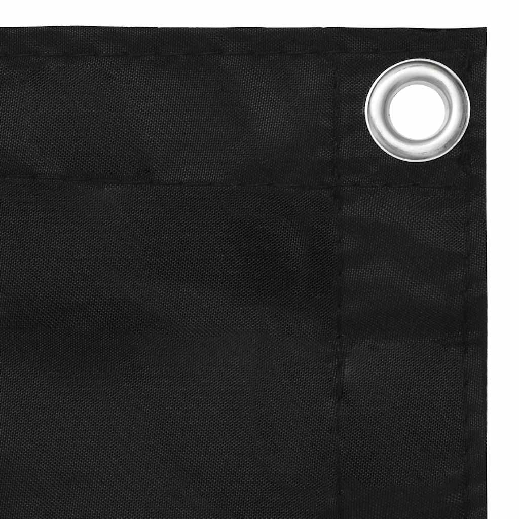 Vidaxl Balkon ekran 75x400 cm Oxford Fabric Black
