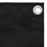 Vidaxl Balkon ekran 75x400 cm Oxford Fabric Black